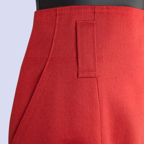 Mondi Red Pencil Skirt - Picture 5 of 10